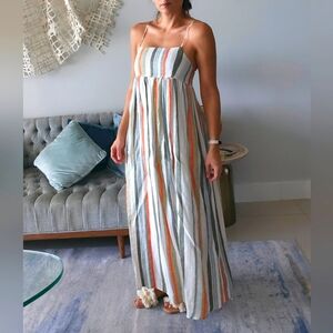Beautiful linen maxi dress size s